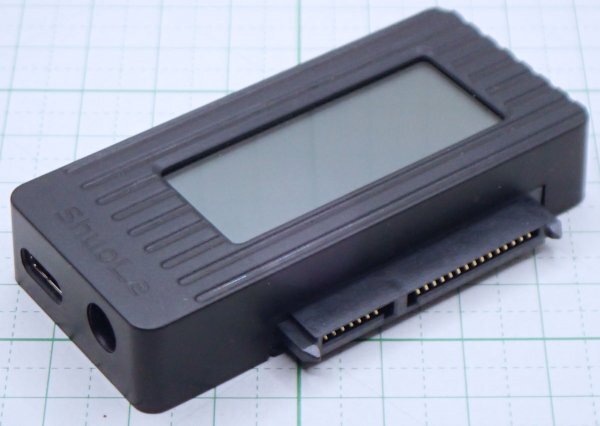 ShuoLe SATA-USB-C 変換アダプタ ステータス表示