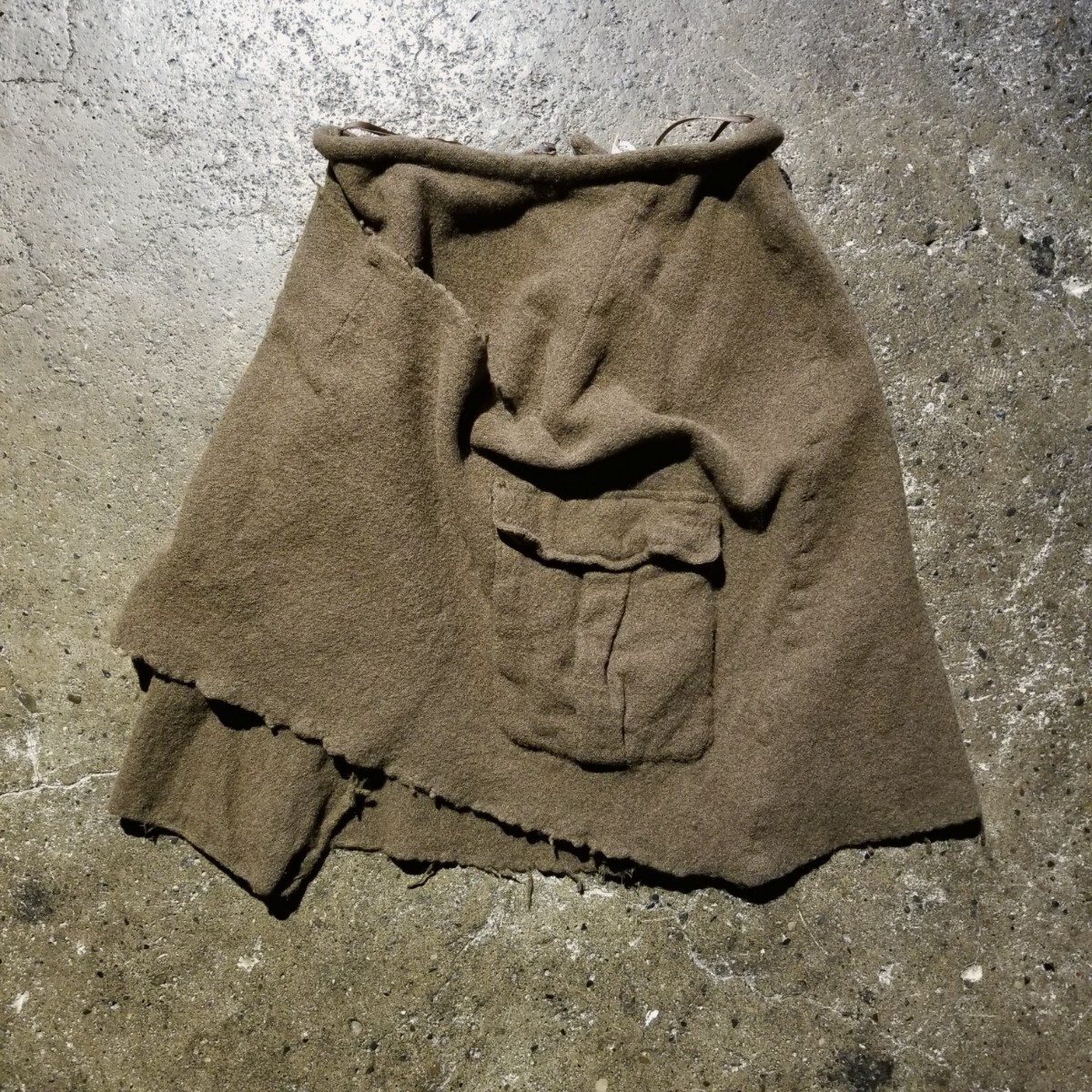 COMME des GARCONS 94aw ウール縮絨 ラップミニスカート コムデギャルソン 1994aw AD1994 90s