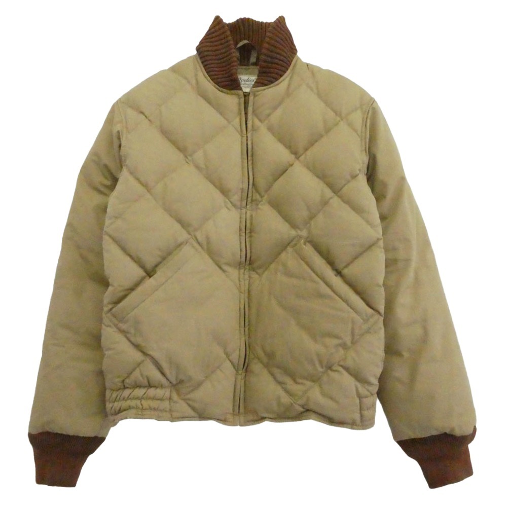 ウェアハウス WAREHOUSE Bodies skyliner down jacket スカイライナー ダウン ジャケット ブルゾン ベージュ系 36【中古】