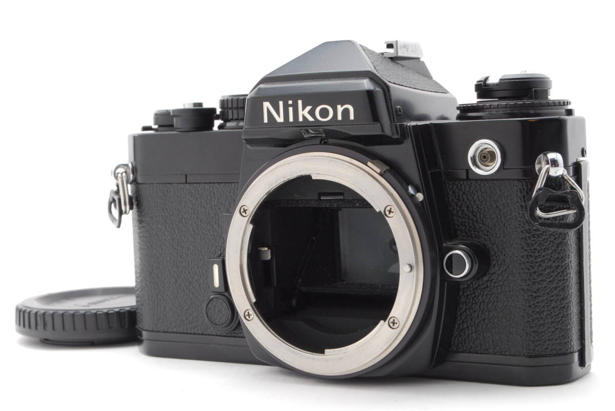 【美品】Nikon FE Black 35mm SLR Film Camera Body ニコン フィルム カメラ #B-596