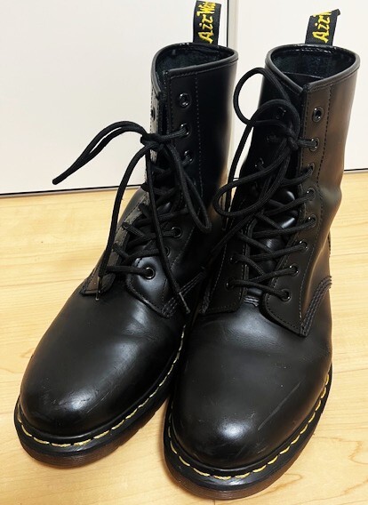 レアサイズ!! 美中古 靴●Dr.Martens ドクターマーチン 8ホールブーツ●黒 レザー●UK 10 29.0 cm●