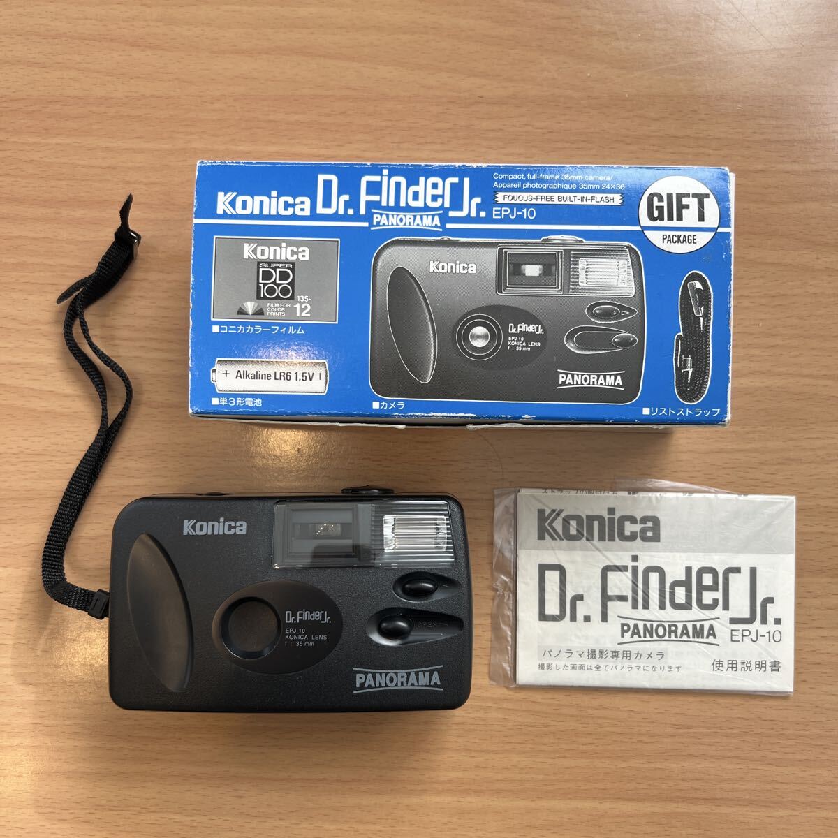 Konica Dr.Finder Jr フィルムカメラ　PANORAMA コニカ コンパクトフィルムカメラ