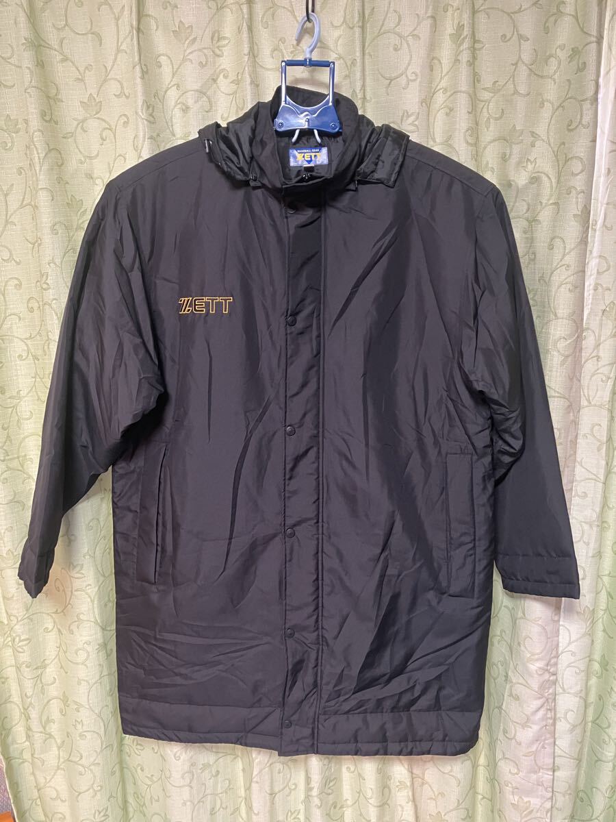 ゼット　ZETT ベンチコート　グランドコート　 ブラック　Fサイズ　中古品