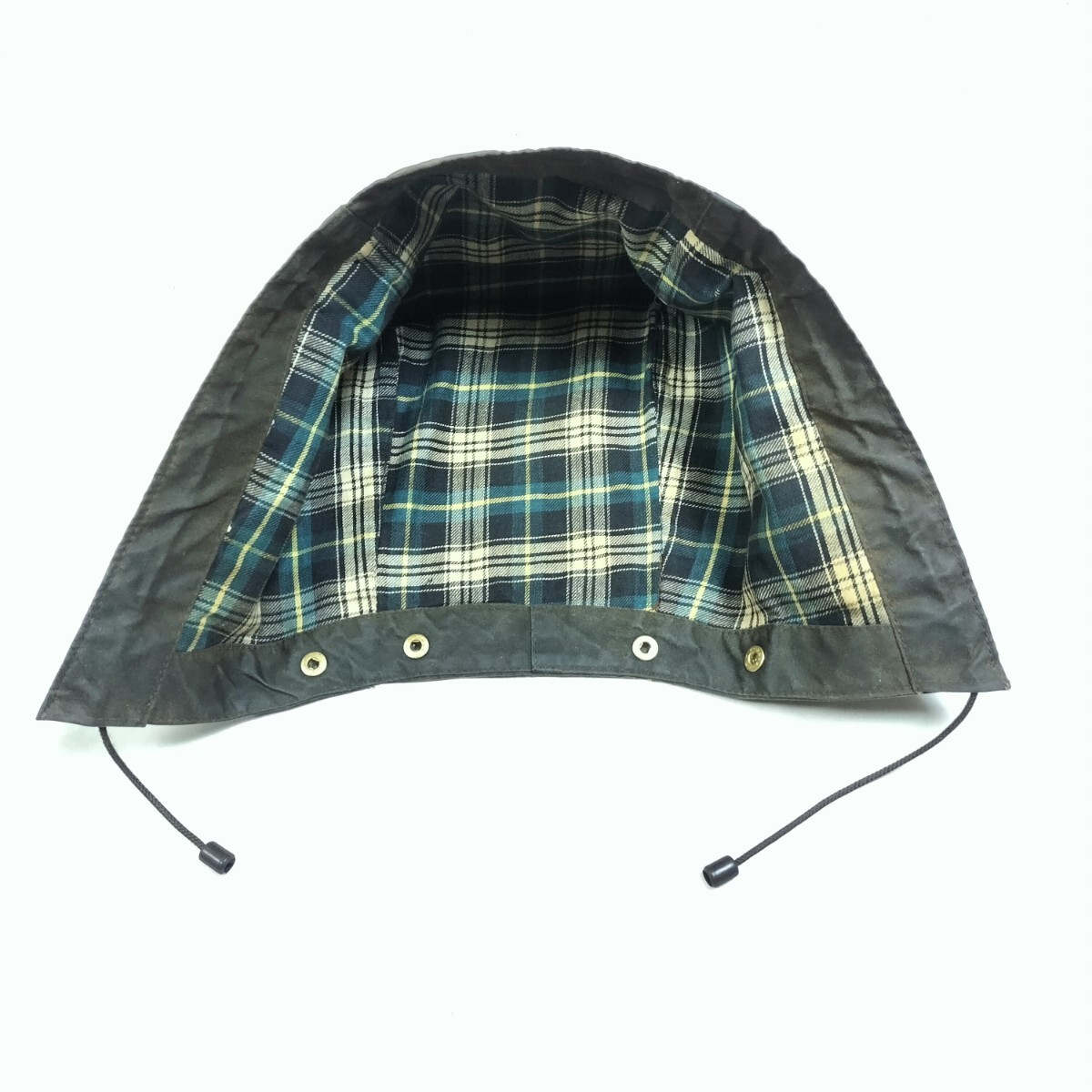 80s Barbour 2クレスト バブアー　フード　オリーブ　 solway zipper 　moorland ソルウェイジッパー　ムーアランド