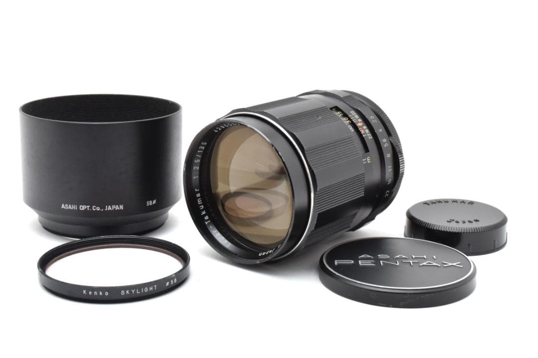 Super Takumar 135mm F2.5 純正フード付 C155