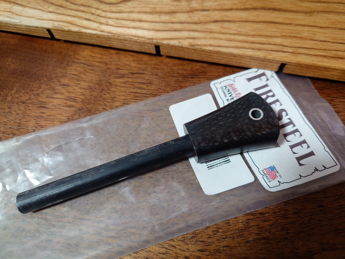希少レア 新品未使用 BARKRIVER KNIVES FIRESTEEL Black Carbon Fiber バークリバー ファイアスチール ブラックカーボンファイバー