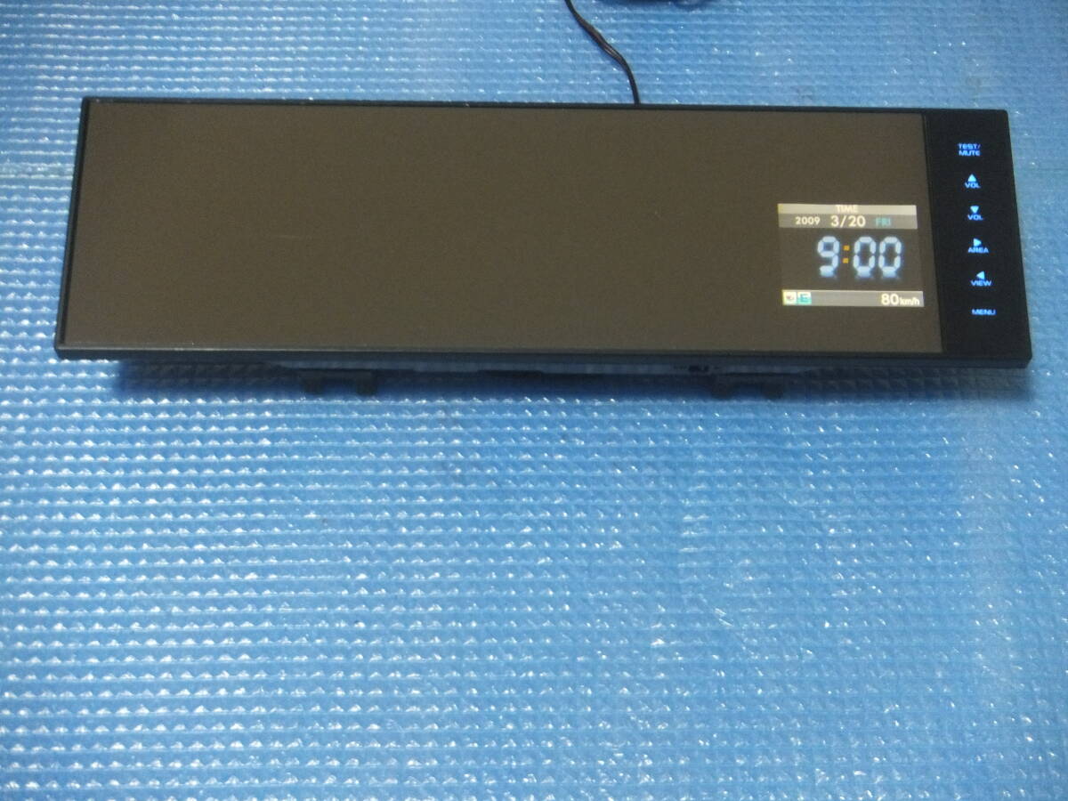 即決 YUPITERU ユピテル ミラータイプ GPS 内蔵 レーダー探知機 EXP-M202 ミラー 一体型 中古 美品