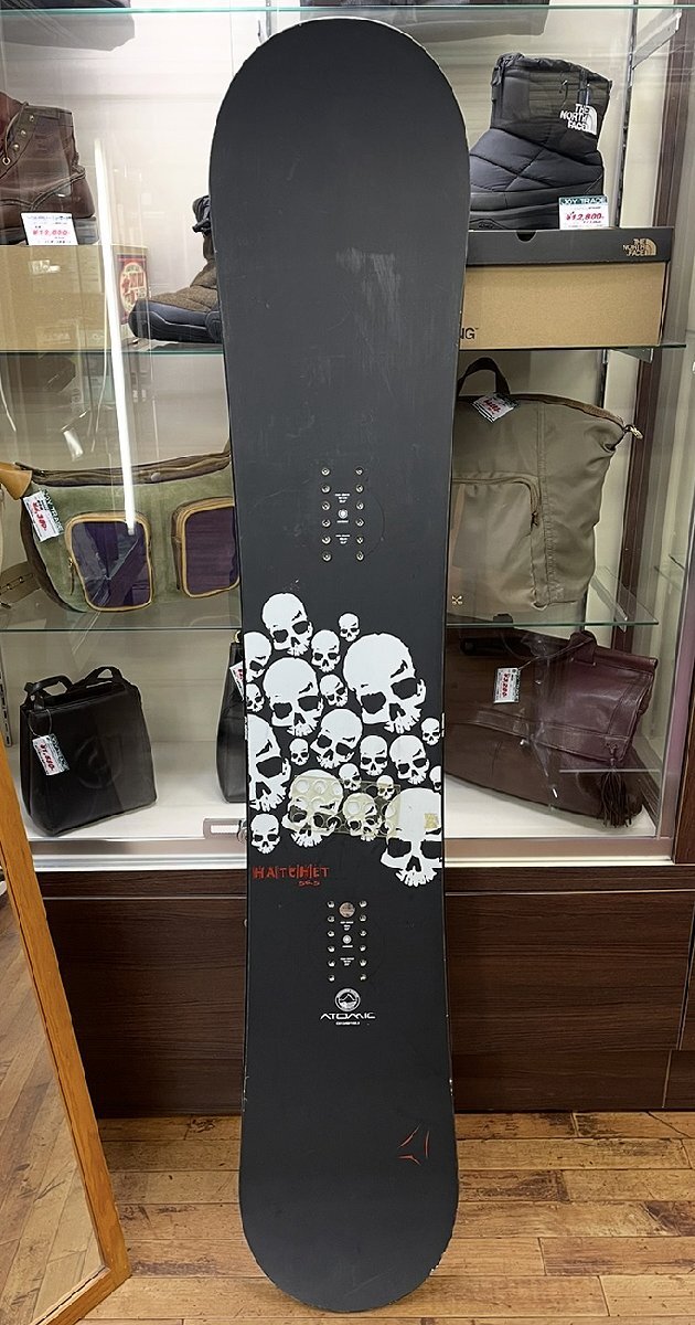 ATOMIC HATCHET 156.5cm スノーボード キャンバー 板のみ スカル スノボ アトミック ハチェット