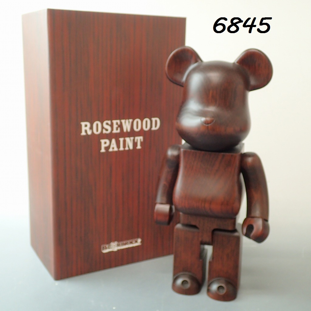 ●FK-6845　ベアブリック　BE＠RBRICK　カリモク　ROSEWOOD PAINT 400%　80サイズ　＠２０－１　20060109