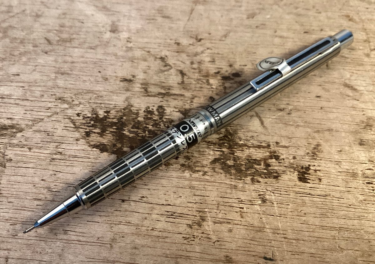 TT-5093 ニューマン NEWMAN シャープペンシル ステンレス ノック式 0.5ｍｍ 文具 筆記具 14g 未使用品/くGOら