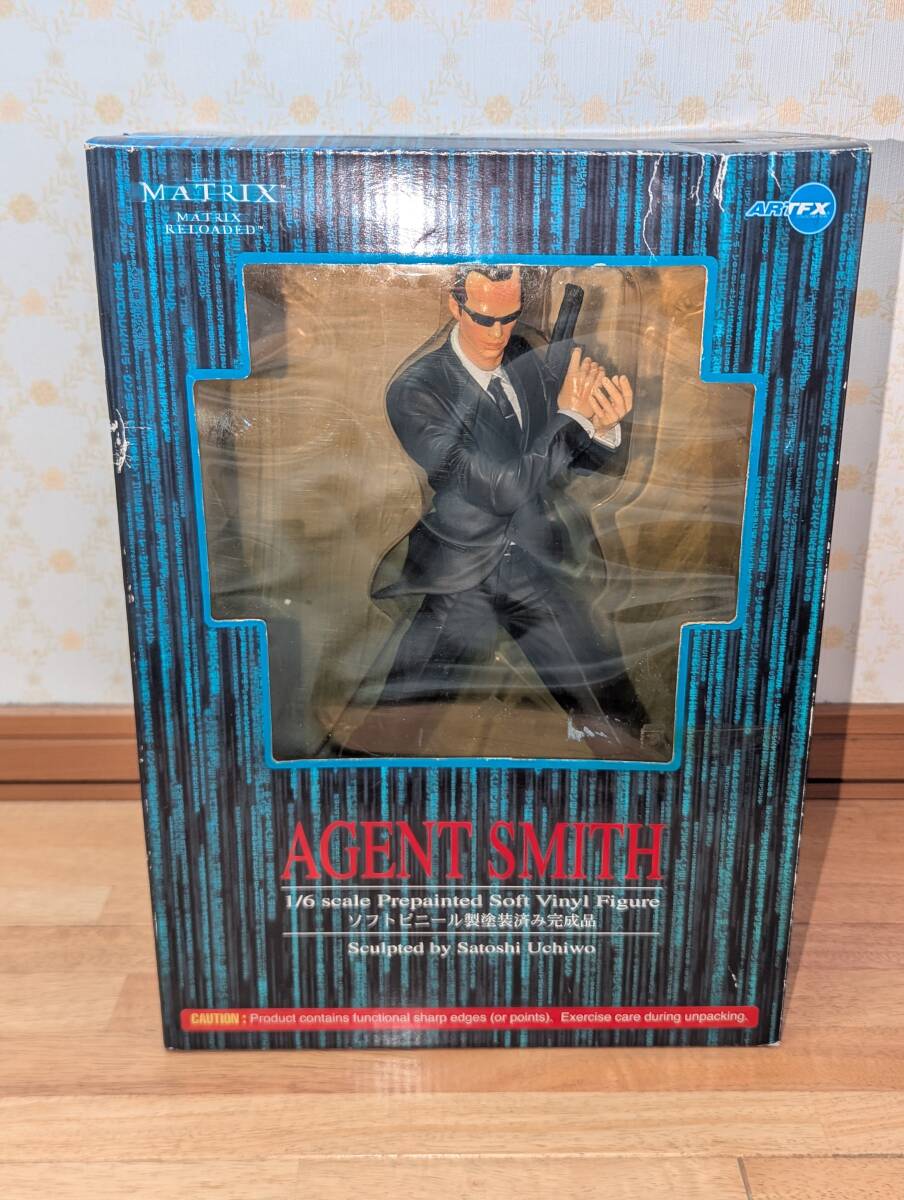 フィギュア　映画　「コトブキヤ ARTFX MATRIX マトリックス リローデッド エージェント・スミス 1/6 ソフトビニール製塗装済み完成品」