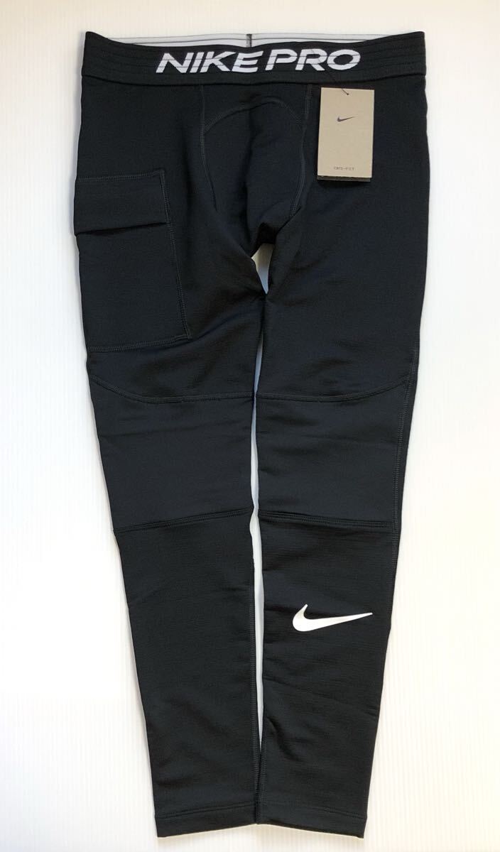 新品 送料込 NIKE PRO DRI-FIT WARM TIGHTS Lサイズ 黒 ナイキ プロ ドライフィット ウォーム タイツ トレーニング RUN ランニング 弱起毛
