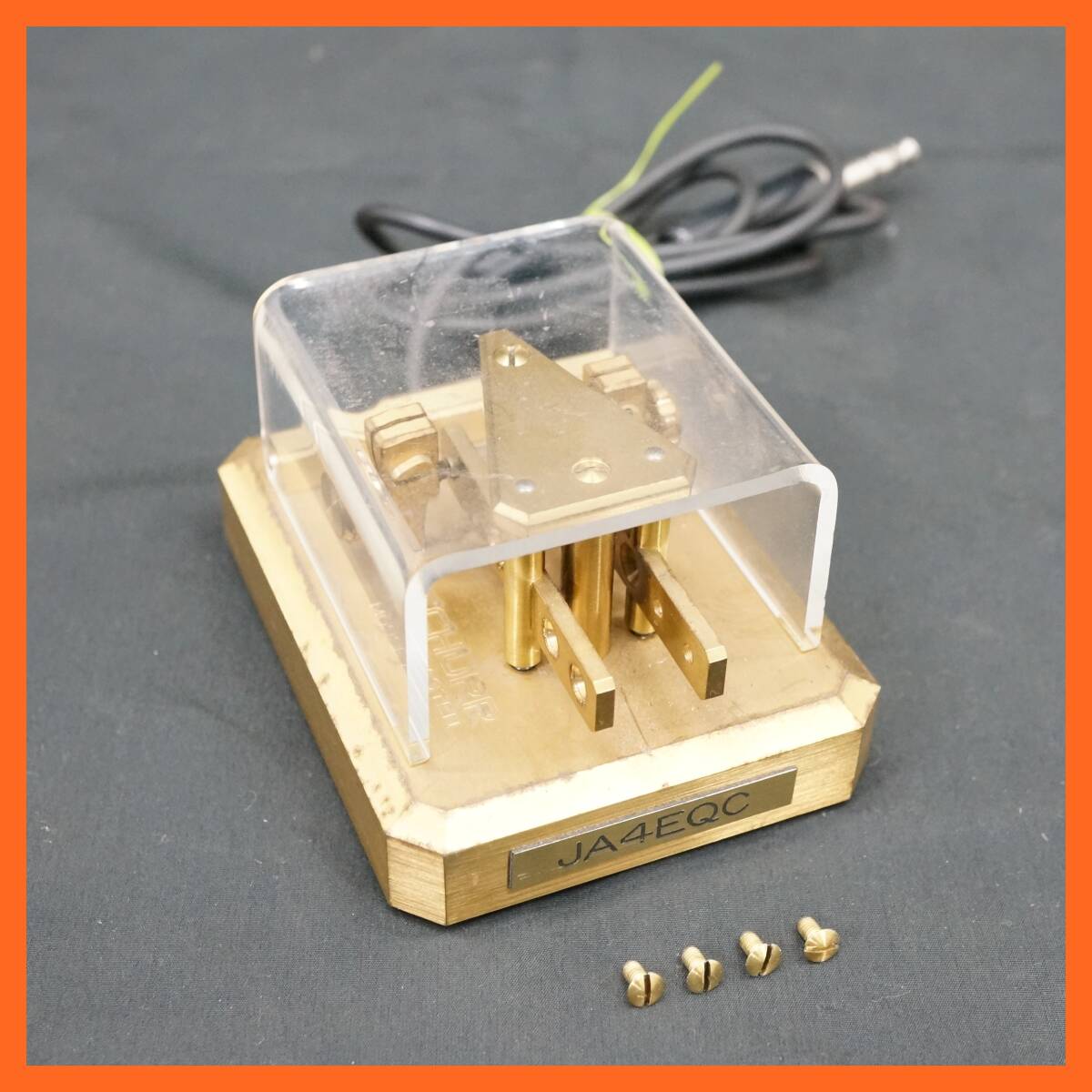 前ダ：【SCHURR】ドイツ製 PROFI-2 電鍵 ハンドメイド MORSETASTEN アマチュア無線 ★送料無料★