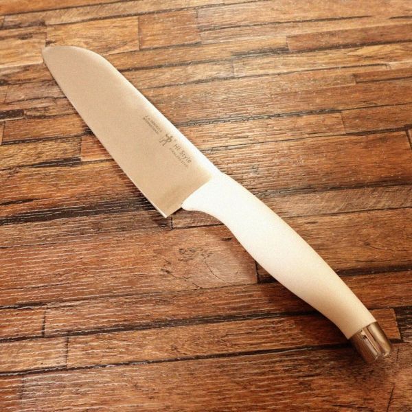 ヘンケルス 三徳包丁 研ぎ済 ハイスタイル 万能包丁 白 ホワイト HI-Style Henckels 180mm