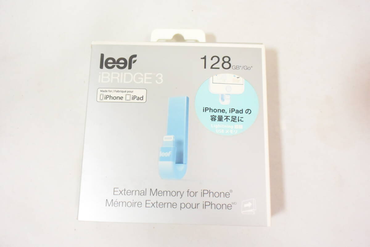 【新品】 Leef iBRIDGE3 iPhone iPad用 モバイルメモリ 128GB (国内正規品)