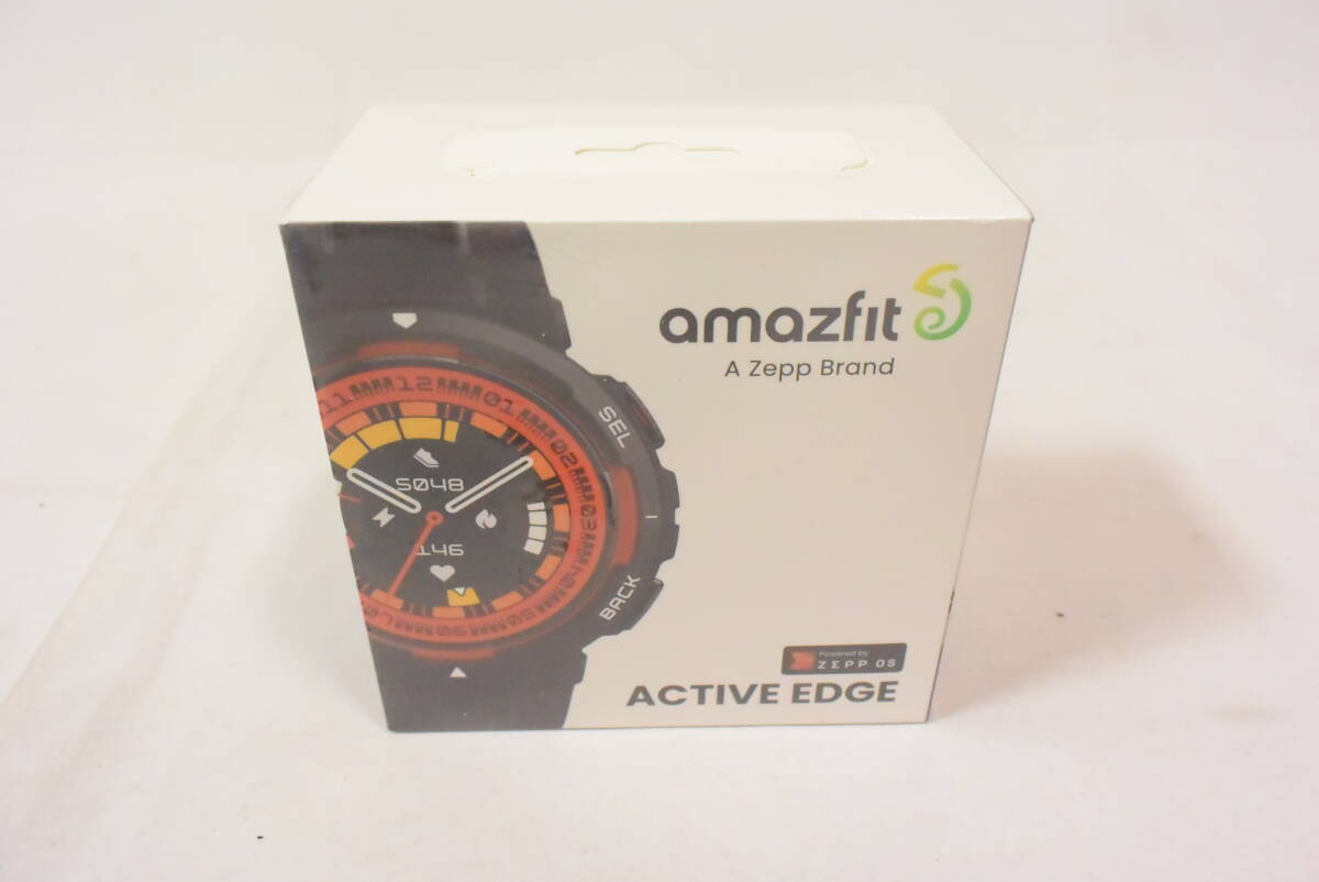 【新品】 Amazfit アマズフィット Active Edge スマートウォッチ Lava Black ラヴァブラック (国内正規品)