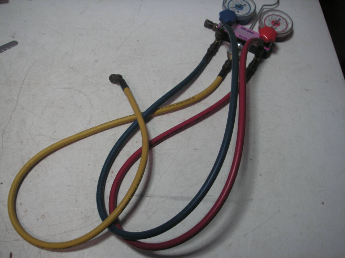 ★ゲージマニホールド MK PLUS R410A 中古現状 冷媒 エアコン