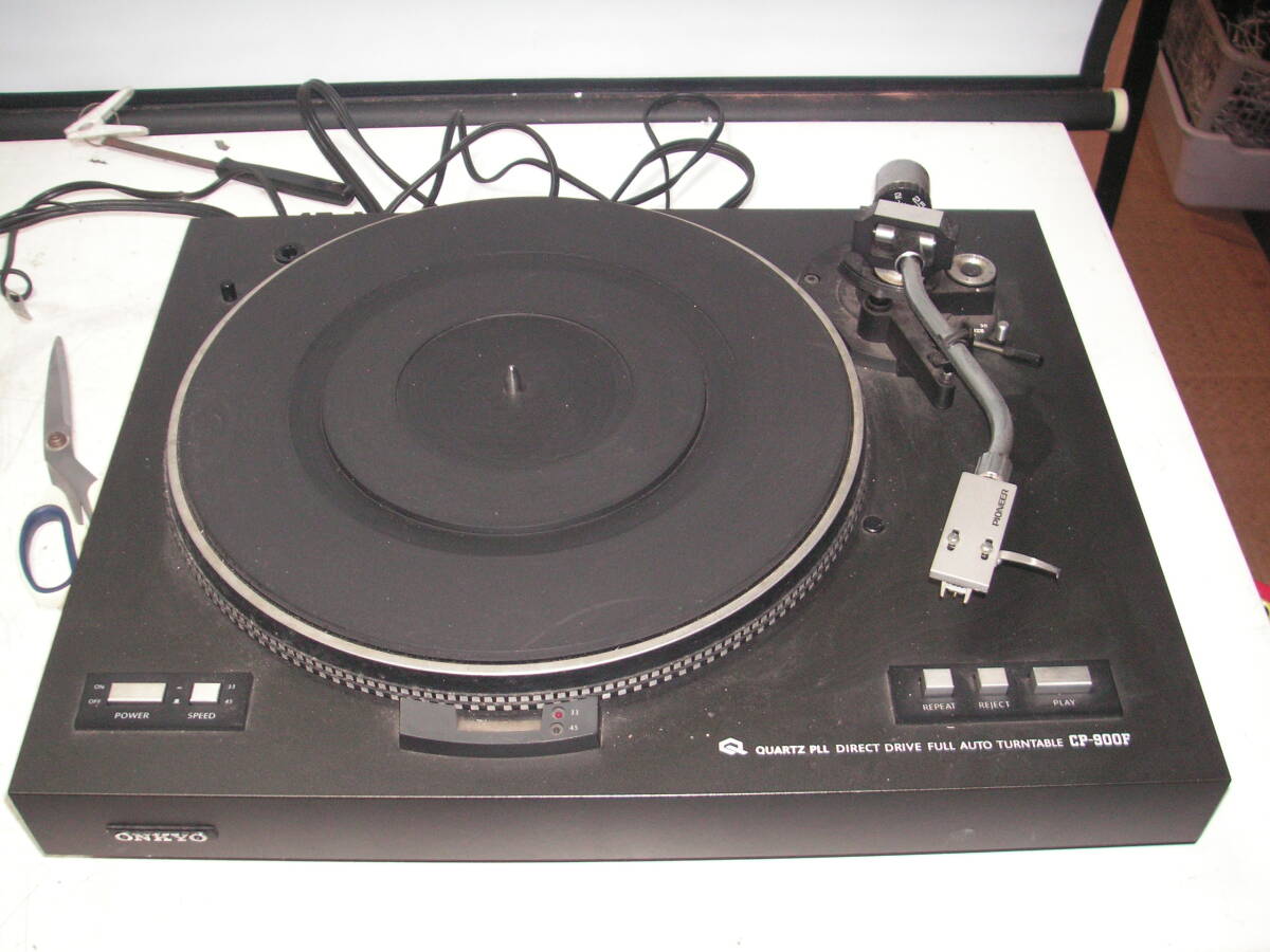 ★レトロ ONKYOターンテーブル レコードプレーヤーCP-900F カバー無し 中古現状