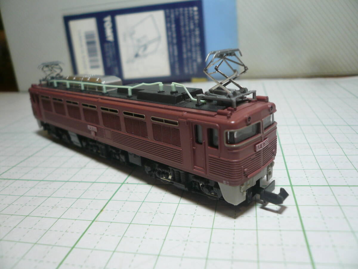 即決有 98668 TOMIXトミックス　国鉄　JR EF81303 電気機関車 ステンレス車体ローズ色　 関門　門司　旧車　 送料340円～