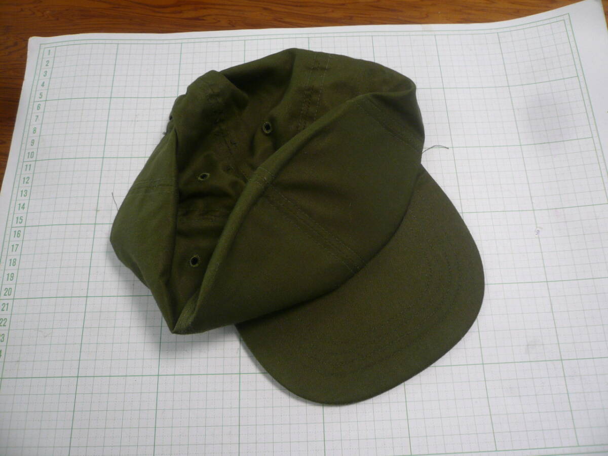 即決有 米軍アメリカ軍 ベトナム戦争 実物？　ベースボールキャップ　ODオリーブドラブ　野球帽子 送料　280円～