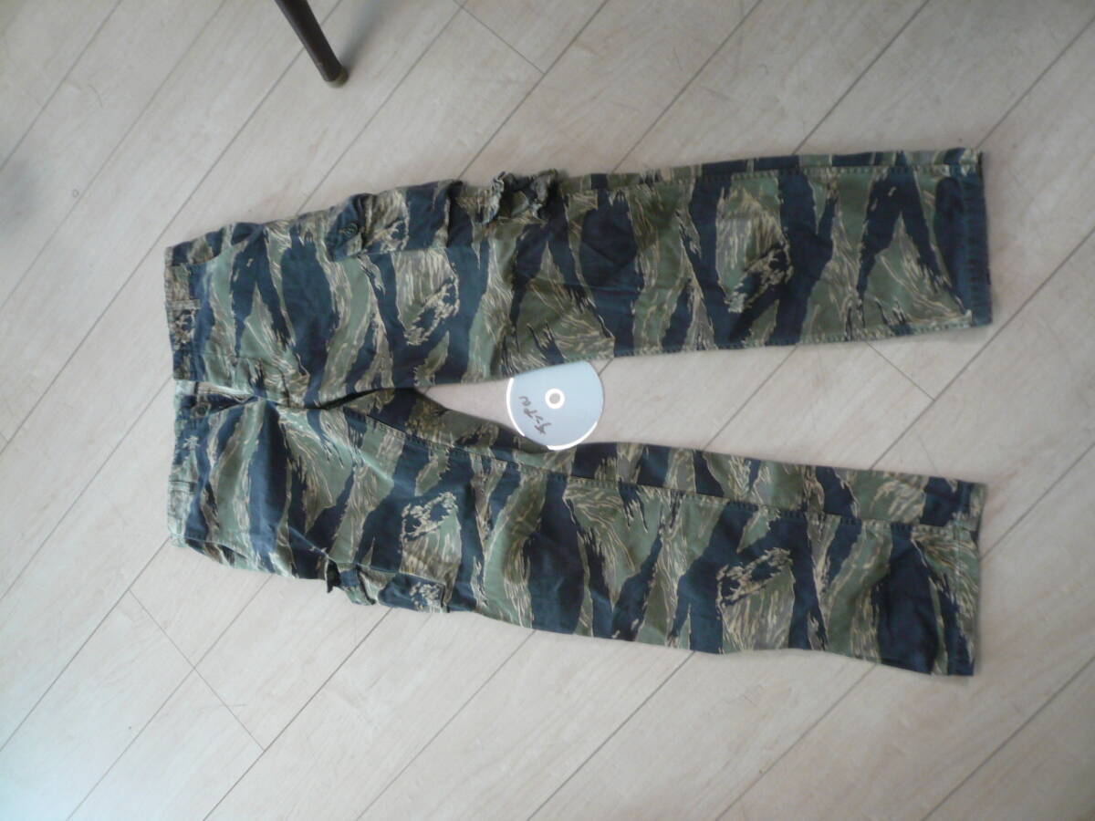 即決有　BUZZ RICKSON'S　バズ　リクソンズ タイガーパターンパンツ トラウザース　R-S レギュラー-スモール 送料600円～