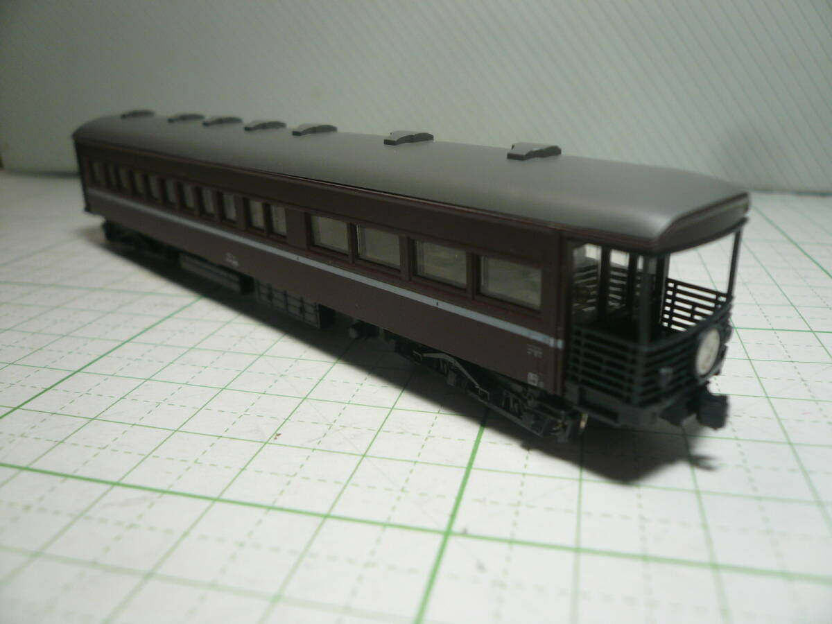 即決有 KATOカトー 10-535 スハ４４系　マイテ４９展望車３軸　日本国有鉄道　国鉄　つばめ　はと　茶　　 送料320円～