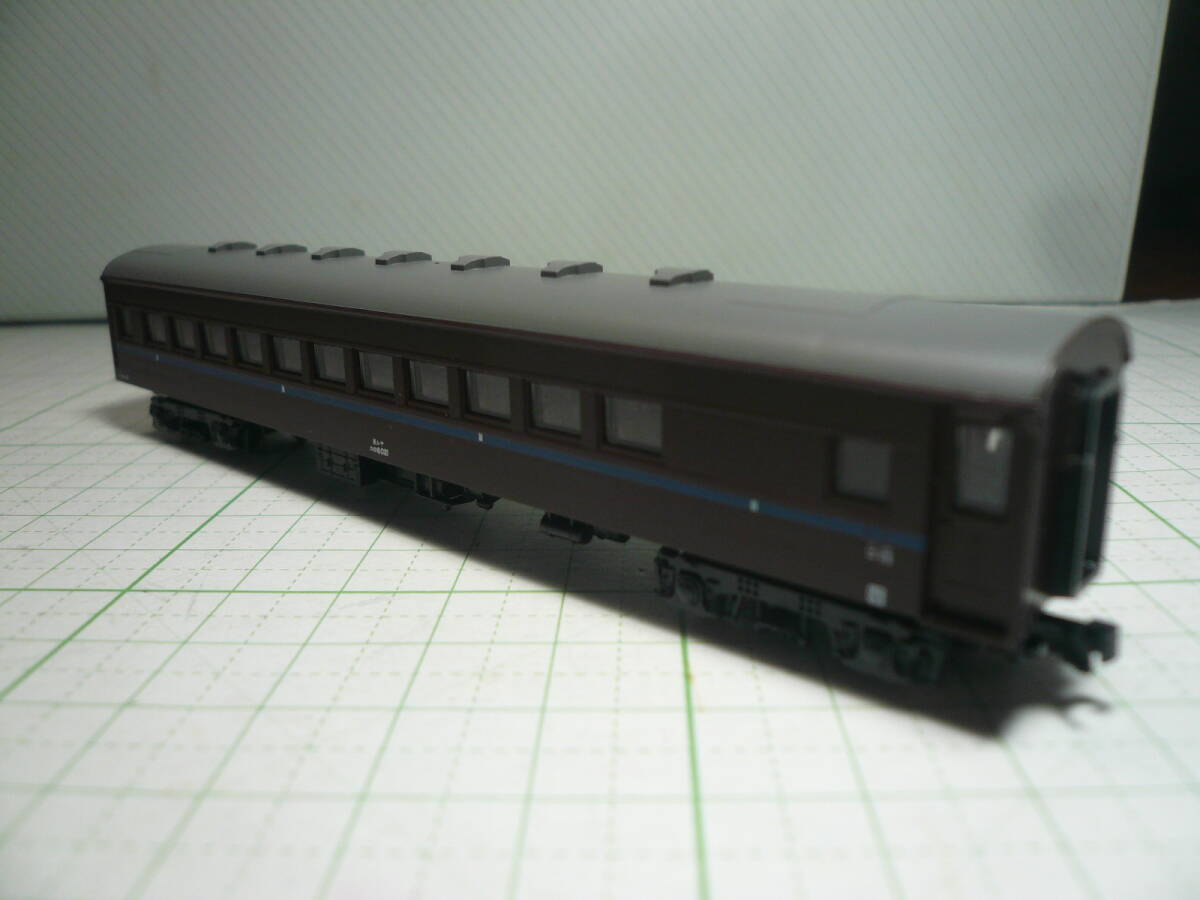 即決有 KATOカトー 10-535 スハ４４系　スロ６０　日本国有鉄道　国鉄　つばめ　はと　茶　　 送料320円～