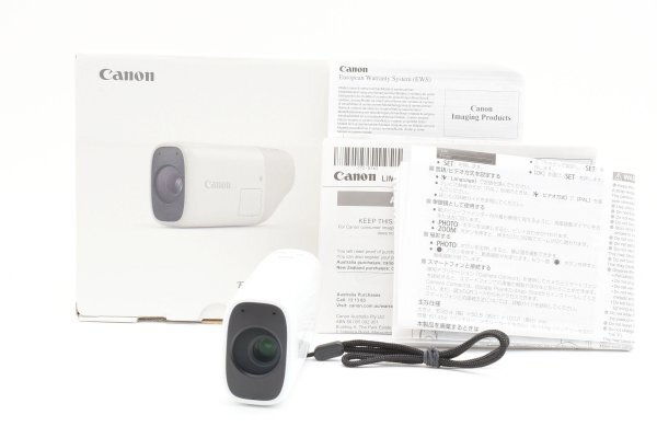 ADS8124★ 外観美品 ★ キャノン Canon PowerShot ZOOM ホワイト デジタルビデオカメラ