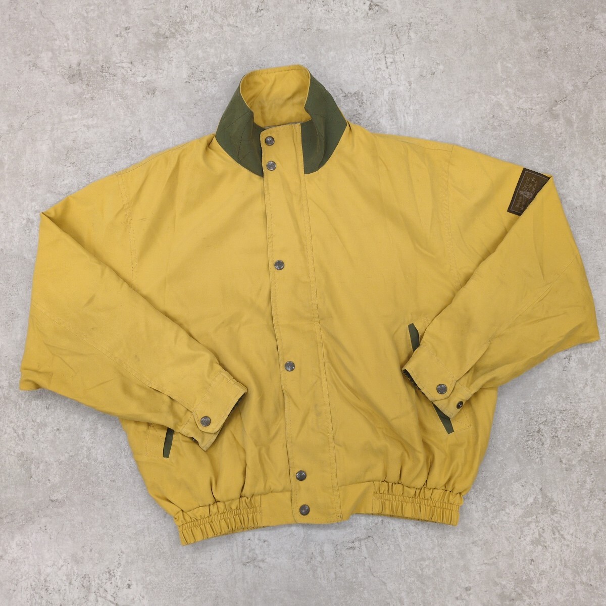 1955▲ Munsingwear マンシングウェア メンズ サイズSA ブルゾンジャケット イエロー トップス ジャケット アウター ブルゾン ジップアップ