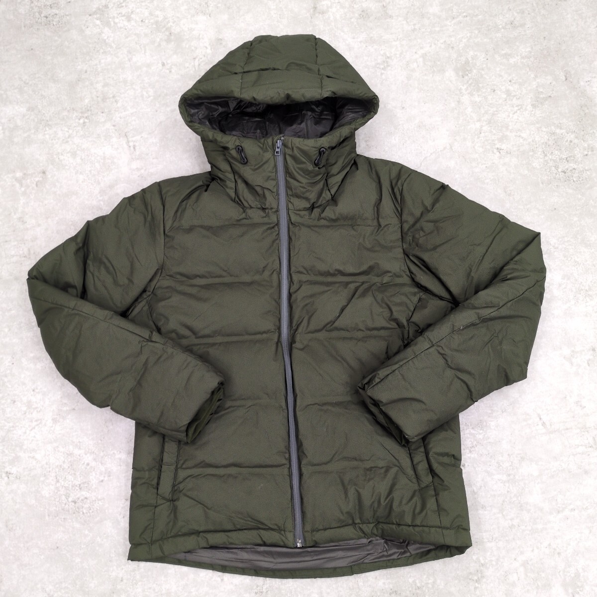 1955▲ UNIQLO ユニクロ メンズ サイズL ダウンジャケット カーキ トップス ジャケット アウター