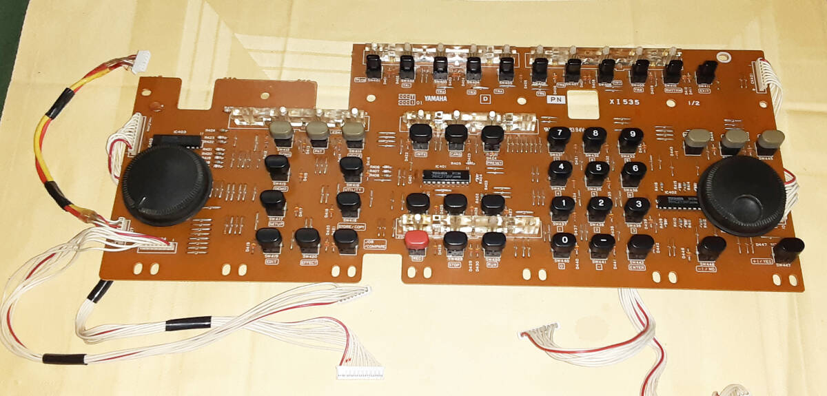 ★YAMAHA EOS B500 SWITCH PANNEL XI535 BOARD★OK!!★MADE in JAPAN★