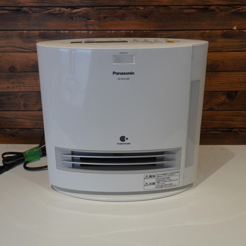 G2【中古】Panasonic◆パナソニック　加湿セラミックファンヒーター　DS-FKX1205［動作確認済］2021年製　中国製