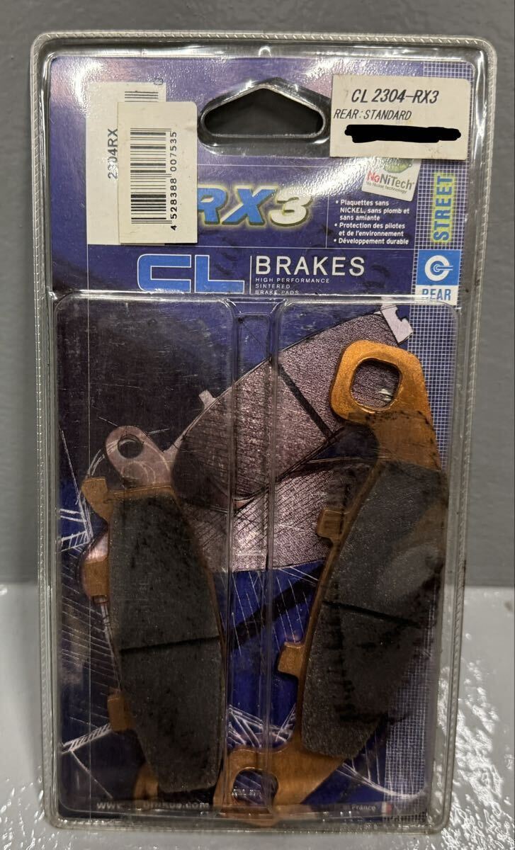 X.A.M CL BRAKES 2304 RX3 ブレーキパッド　GPX400 GPZ400 ZZR400 GPZ600R ZX600R ZX 6R 10 ZZR 600 1100 ZEPHYR 750 1100 GPZ900R GTR100