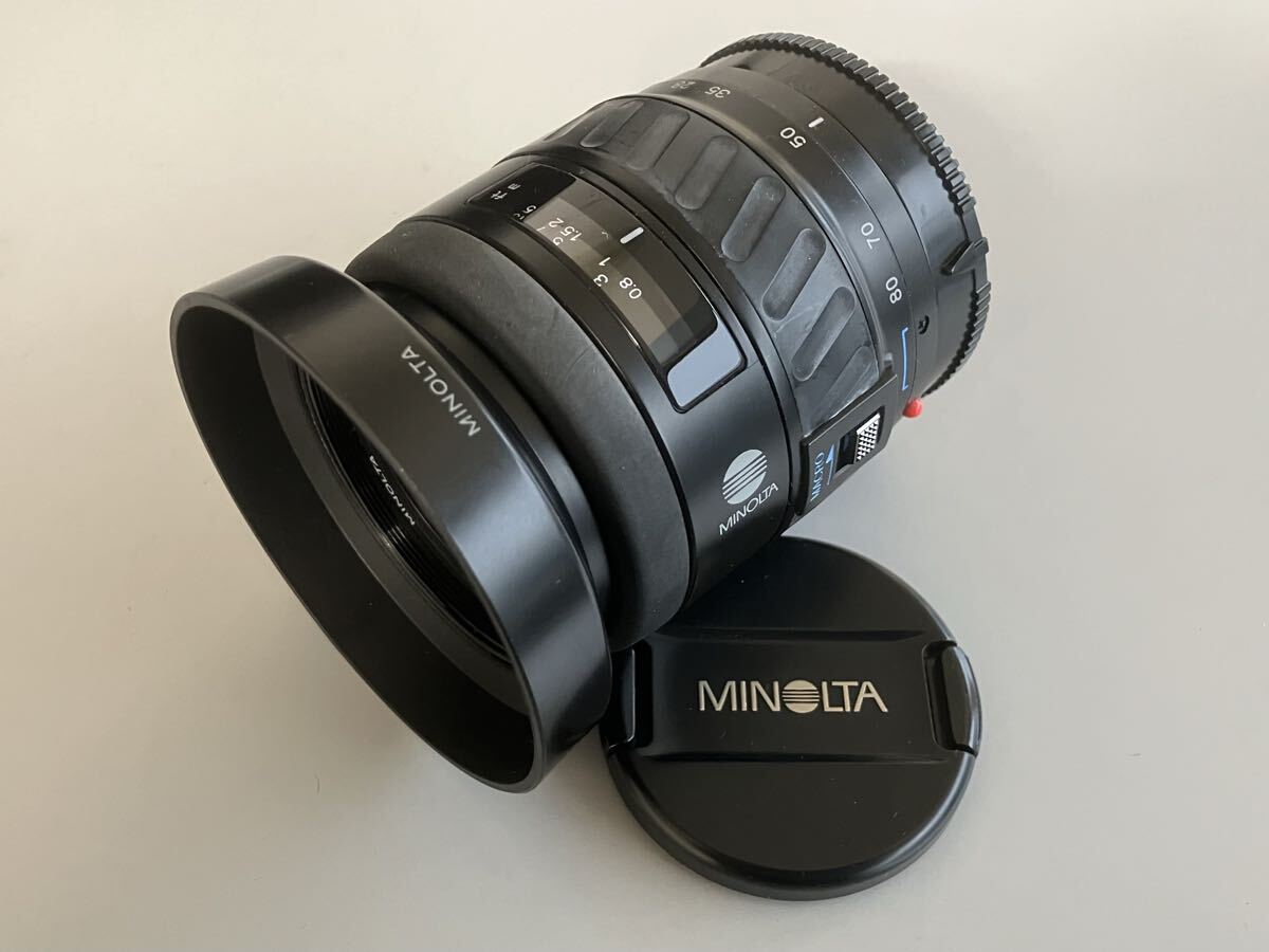 【動作OK】ミノルタ　MINOLTA AF ZOOM 28-80mm F4-5.6 フード付