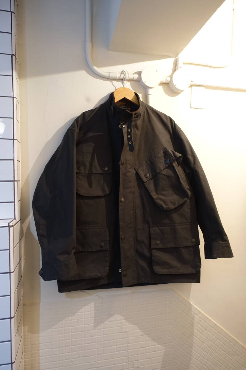 バブアー Barbour × ＭARＫAWARE サイズ1 ジャケット 裏チェック 美品 サイズ1 222MCAS026