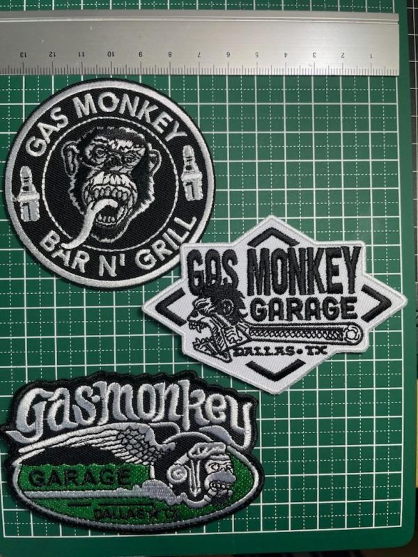 3枚セット★アイロンワッペン★ガスモンキー★GASMONKEY★