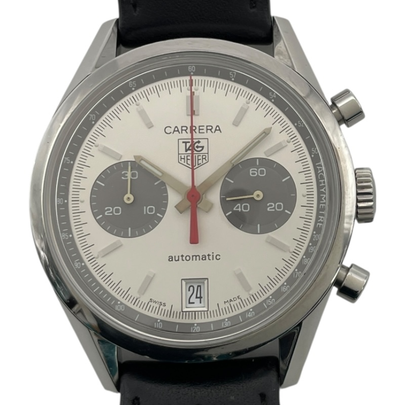 タグ・ホイヤー TAG HEUER カレラジャックホイヤー40周年記念モデル CV2117.FC6182 シルバー SS 腕時計 メンズ 中古