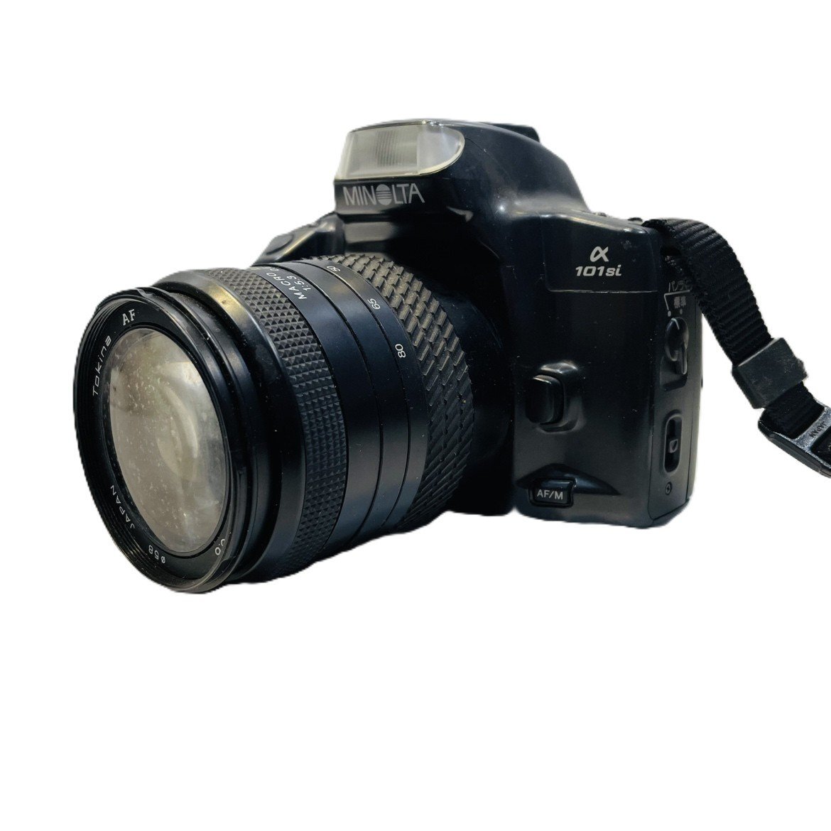 【76】1円～ MINOLTA ミノルタ a-101si 35ｍｍ 一眼レフカメラ レンズ ＡＦ 28-80ｍｍ ヴィンテージ品 動作未確認 ジャンク扱い