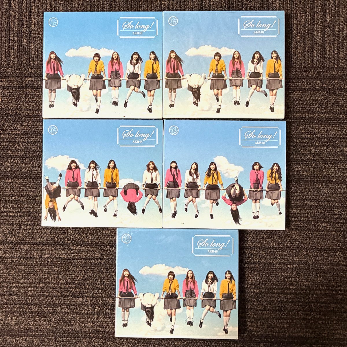 【80】DVD AKB48 So long おまとめ5枚 未開封・開封品あり 動作未確認品 中古品 保管品