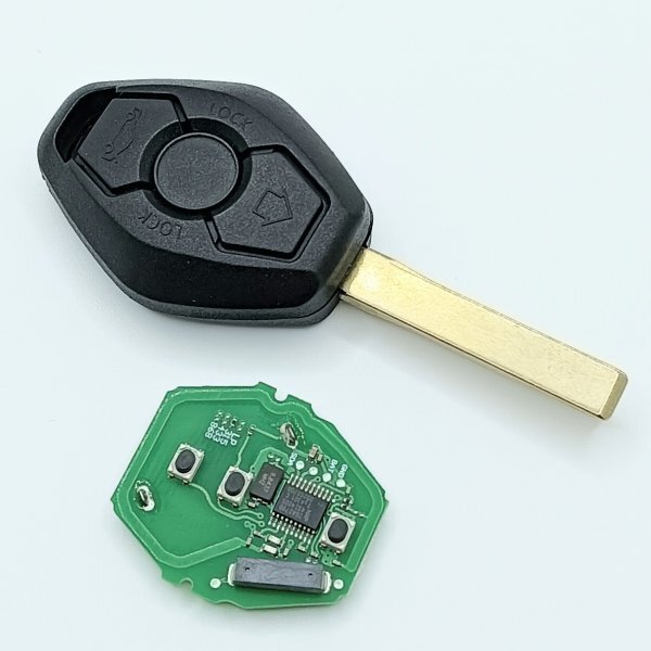 315Mhz HU92 ID46 基板 トランスミッター◆BMW リモコンキー 3ボタン ◆Z3 Z4 Z8 X3 X5 E38 E39 E 46 E60 E63 E64 等◆スペアキー キーレス