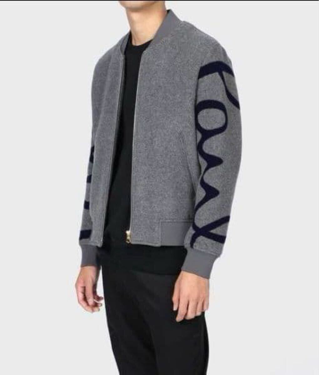 19AW 定価約8.8万 Paul Smith ポールスミス メインライン ビッグロゴジップアップ ブルゾン ボンバージャケット MA-1 1183