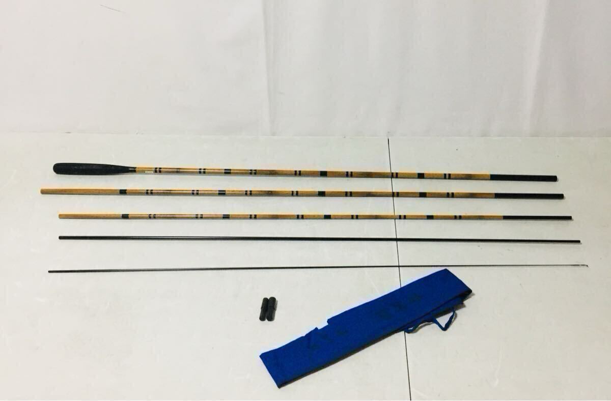 Daiwa ダイワ 本源師 十四 14尺 ヘラ竿 ヘラブナ竿 淡水用 釣竿 保存袋付 美品 0287