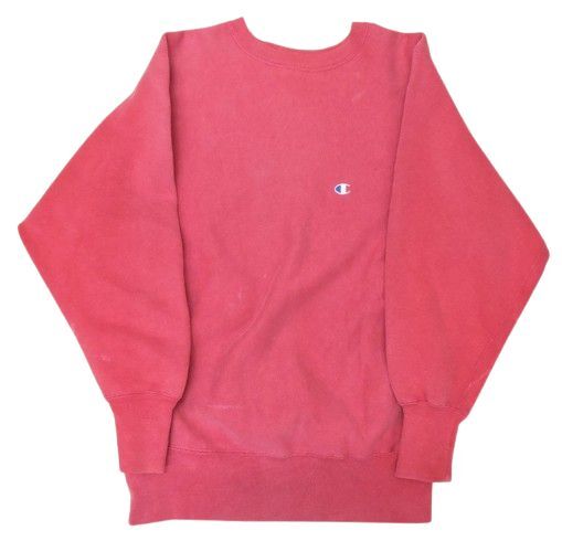 90s チャンピオン リバースウィーブ 長袖 スウェット サイズL ピンク USA製 Champion 中古品