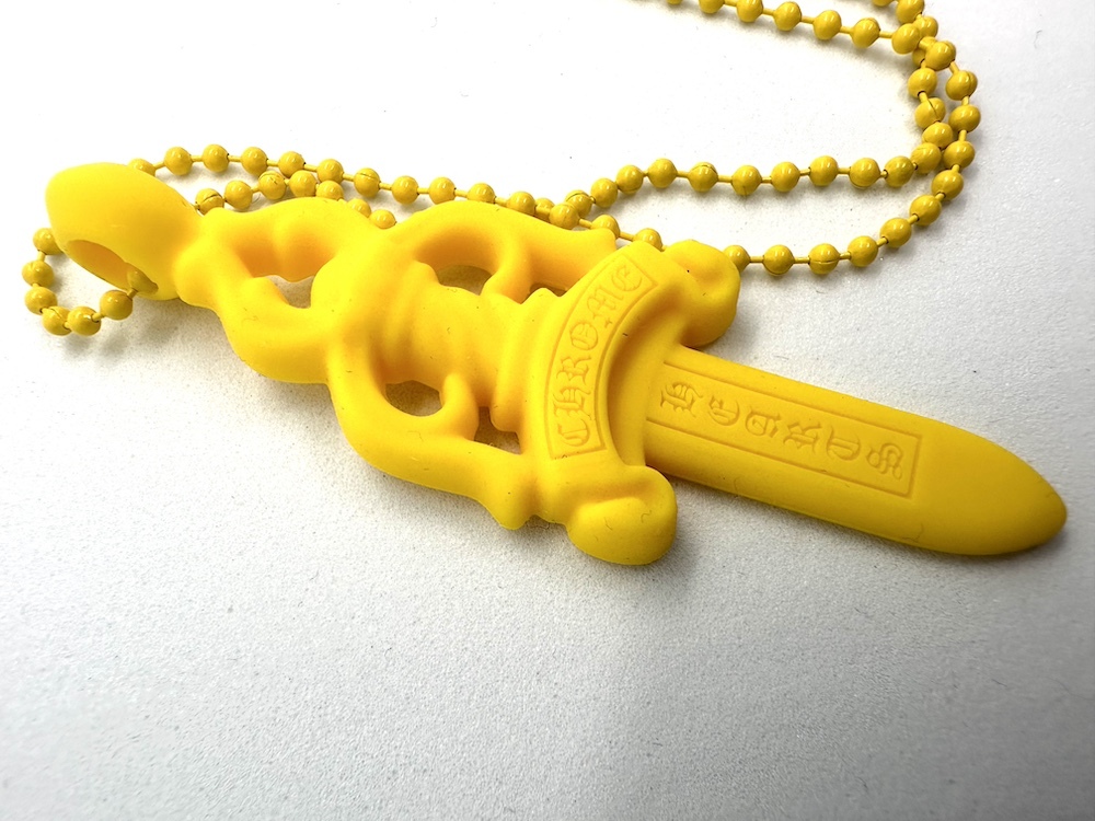 CHROME HEARTS DAGGER PENDANT Yellow クロムハーツ ダガーペンダント シリコン イエロー 20786465