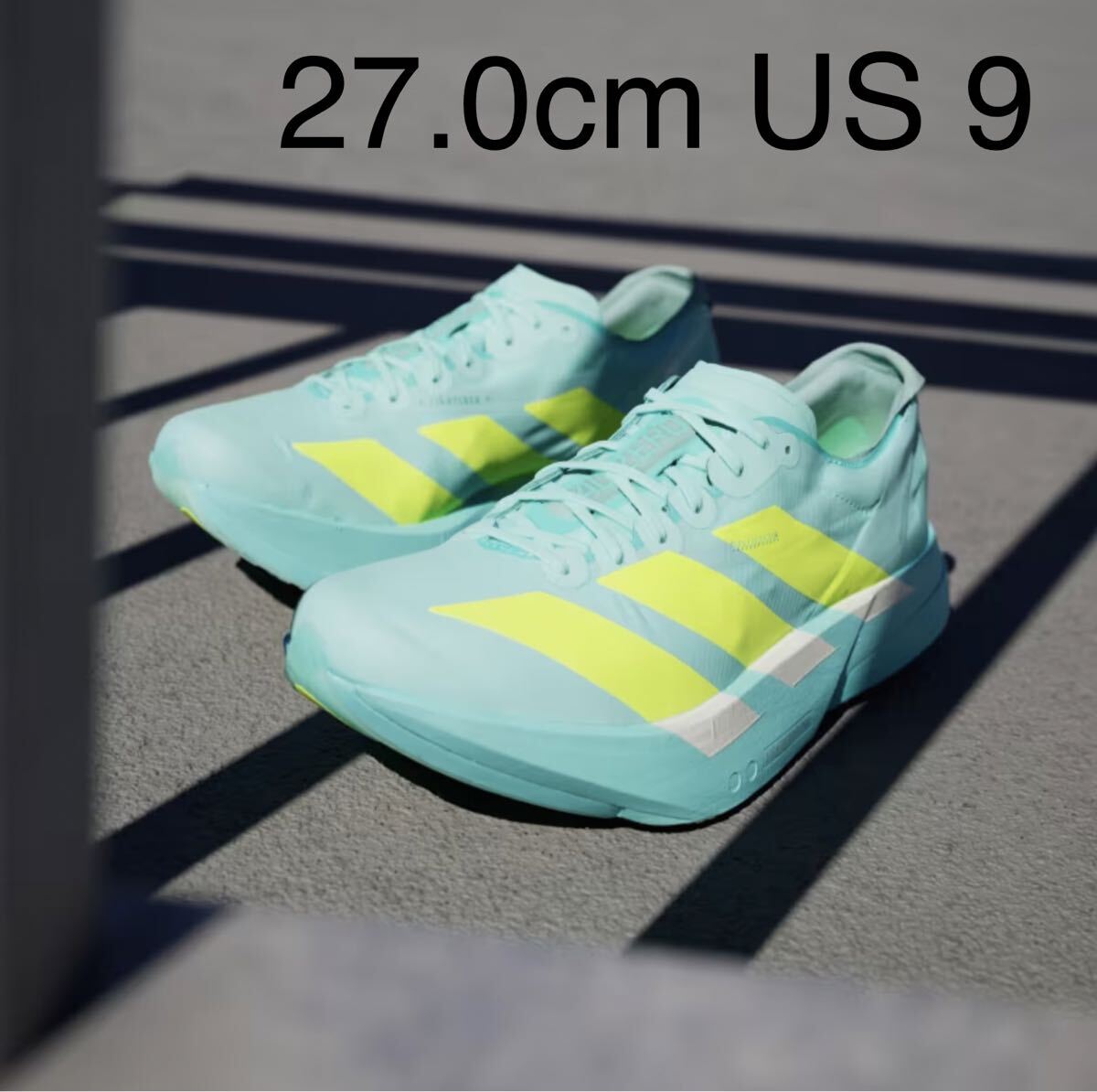 adidas アディダス adizero アディゼロ ADIOS PRO 4 アディオスプロ4 27.0cm US9 美品 JR1251