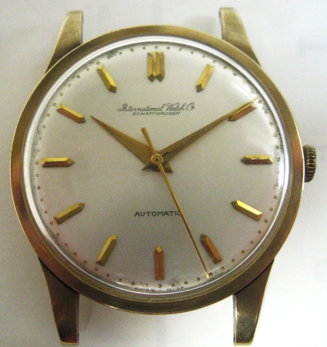 【東京 谷中 質屋おぢさん】美品 K18 18金アンティーク IWCインターナショナル3針オートマ11013