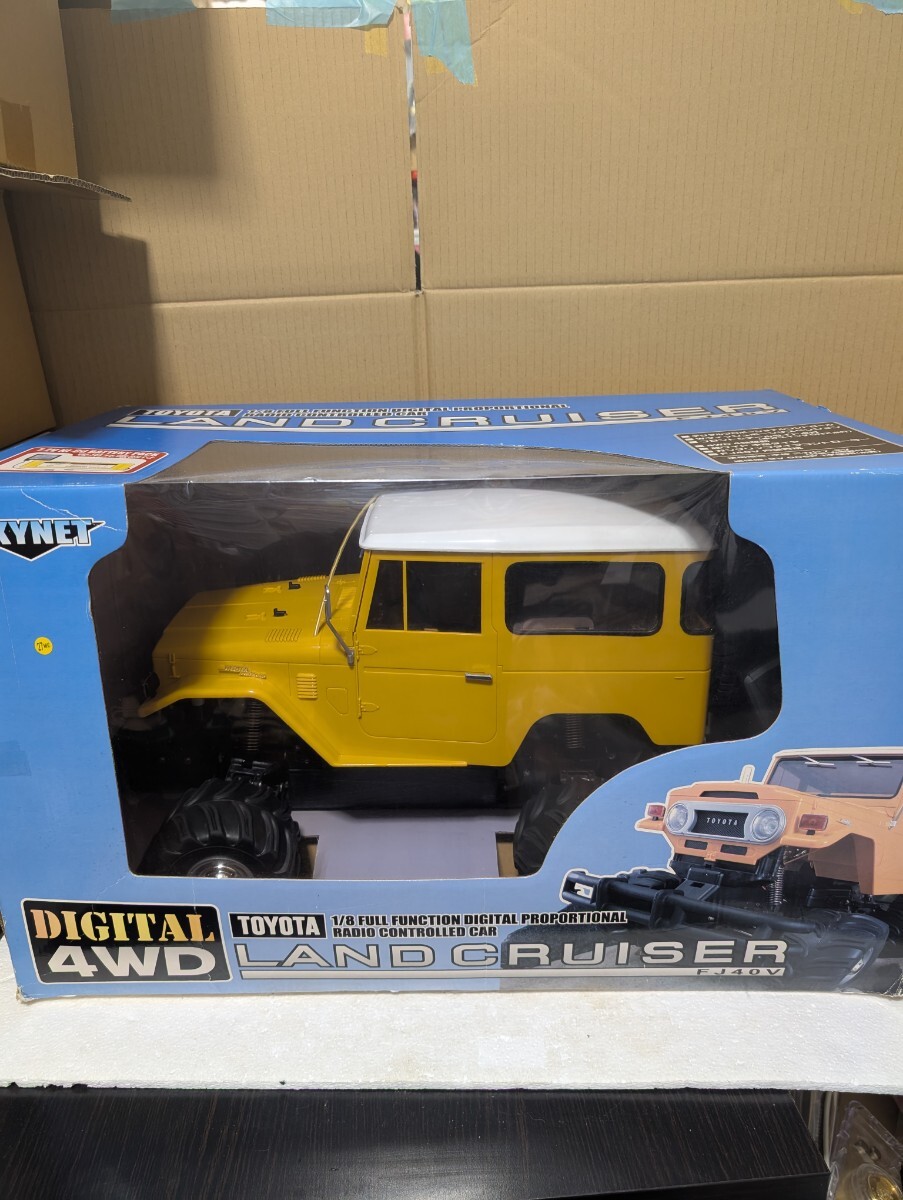 絶版RC AOSHMA アオシマ スカイネット 1/8 ランドクルーザー TOYOTA LANDCRUISER FJ40V 40ランクル RADIOCONTROLCAR 全長約50センチ