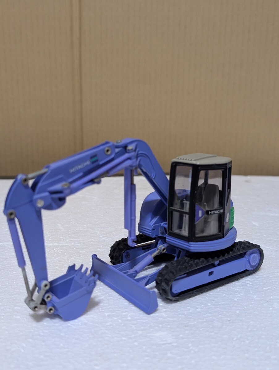 絶版ミニカー 非売品 1/35 HITACHI Landy EX75UR 日立ランディ重機モデル SCALEMODEL 油圧ショベル 日立建機 ショベルカーミニカー