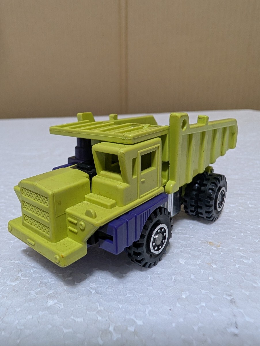 1984年 昭和当時物 タカラ TAKARA HASBRO TRANCEFORMER トランスフォーマー デストロン 31 ビルドロン ロングハウル MADE IN JAPAN 現状品