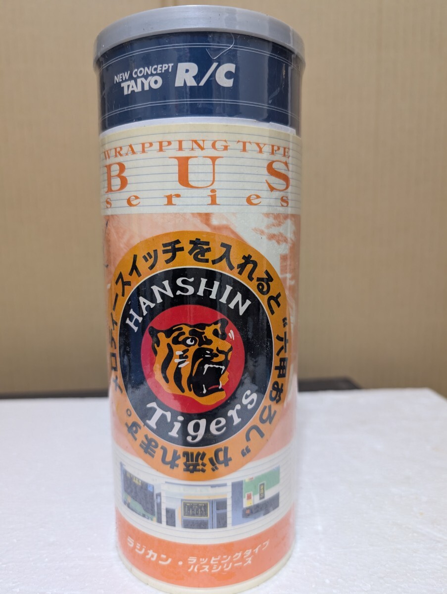 絶版RCカー タイヨー TAIYO ラジカン Radi-Can 阪神タイガース メロディーバス HANSHINTIGERS WRAPPING TYPE BUS 六甲おろしが流れます